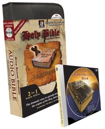 Alexander Scourby King james Version Audio Bible, Two Complete Audio Bibles - Audio Book - 62 Discs, with an attractive Padded Case by Alexander Scourby (2012-01-14)