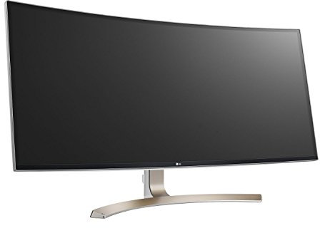 LG 38UC99 Monitor da 38, Curvo, 21:9 UltraWide LED IPS, 3840 x 1600, 1 ms, AMD FreeSync 75 Hz, Multitasking, Audio 2.0 20 W con Supporto Bluetooth, USB-C