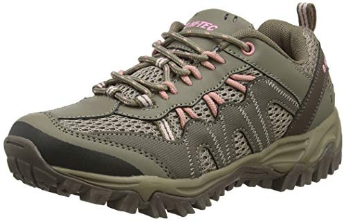 Hi-Tec Women's Jaguar Womens Low Rise Hiking Boots, Grey Lt Taupe Mellow Rose 43, 4 UK