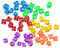 Yourandoll 60 STÜCKE Polyedrische Würfel D10 (0-9) Dice Würfel Spielwürfel for DND RPG Tischspiele