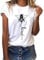 Voqeen Women's Bee Kind T-Shirt Casual Round Neck Short Sleeve Tunic Tops Bee Graphic Pullover Tees Blouse for Outdoor Summer White