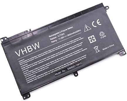 vhbw Batería Compatible con HP Pavilion X360 13-u109nf, X360 13-U108NA, X360 13-u108ns Notebook (3600 mAh, 11,55 V, Li-Ion)