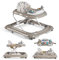Buddy Baby Funny - Andador Bebe con Base Antivuelco - Incluye Bandeja De Sonidos Y Juegos (beige)