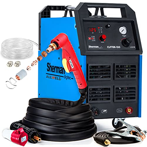 Sherman CUTTER 130 Plasmaschneider 400V 125A, IGBT, 2T 4T, TEST, Cutting bis 45mm Schneidleistung, HF Anwendung, Plasma Cutter, Plasma Cut, Plasmaschneidgerät A141/6m