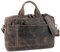 Roberto Romano handgefertigte Laptoptasche PALERMO aus Echtem Leder in braun 48211 | Businesstasche, Umhängetasche, Aktentasche | Modernes Design für Business und Freizeit