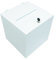 EH Design Spendenbox aus robustem Acryl – 30 x 30 x 30 – Weiße Acrylglas Box mit verschließbarem Deckel – Spendendose für Benefizveranstaltungen, Straßenfeste & Hochzeiten – Made in DE