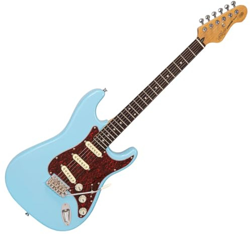 VINTAGE V60 COASTER SERIES ELECTRIC GUITAR - LAGUNA BLUE