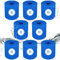 KGIHPC Lot de 8 éponges filtrantes de type A - En mousse filtrante - Pour piscine - Lavable, réutilisable