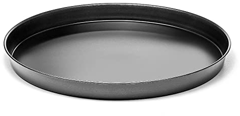 Forgast Rund Pizzablech | Ø45cm | Backblech | Rundbleche | Pizzaform | Pizzapfanne aus Blaublech, Bluesteel-Stahl