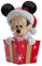 Kurt Adler Unbeleuchtete Disney© Mickey in Present Baumspitze, 20,3 cm