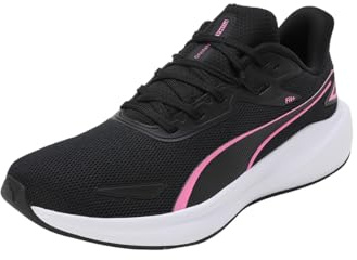 Puma Skyrocket Lite Adult Unisex Straßen-Laufschuh, BLACK-FAST PINK- WHITE, 42.5