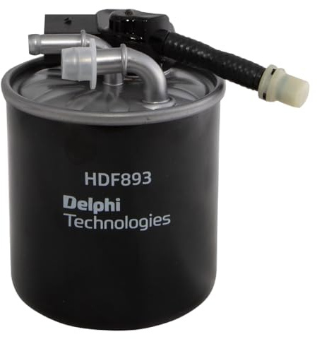 DELPHI HDF893 Filtro carburante con giunto rapido Compatibilità con MERCEDES-BENZ Classe C Sedan W204 Classe C Sedan W205 Classe E Sedan W212 Classe C T-modell S204 VITO Autobus W639 GLK X204