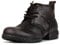 OSSTONE oscura Marrone retrò Design della punta in metallo per una maggiore resistenza agli urti Stivali da moto per uomo Caviglia camminare moda Lace-Up Pelle Chukka Stivali OS-6015-3-D-7-R