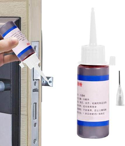 Lubrifiant pour Cylindre De Serrure, Lubrifiant pour Cylindre De Serrure sans Huile, Poudre De Graphite, Lubrifiant en Poudre De Graphite, Poudre De Lubrifiants Au Graphite Polyvalents