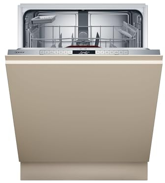 NEFF S157YAX03E, N 70, Smarter Geschirrspüler Vollintegriert, 60cm, Besteckkorb, Made in Germany, Zeolith-Trocknung, besonders leise Spülmaschine, Oberkorb höhenverstellbar, Schmutzerkennung, AquaStop
