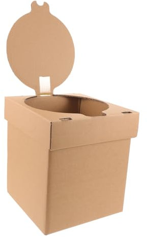 Holibanna Zusammenklappbare Tragbare Toilette Für Auto Camping Outdoor Reise Notfall Faltbare Toilette Tragbares Töpfchen Reisetoilette