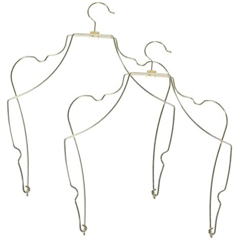 TOPPERFUN Modische Kleiderbügel Aus Metall – Badeanzug- Und Dessous-ständer 2 Stück Display-kleiderbügel Für Den Einzelhandel