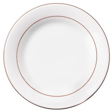 METRO Professional Assiette plate Julia, porcelaine, Ø 27 cm, blanche, 6 pièces