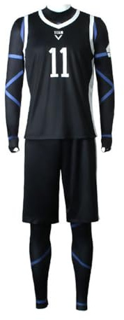 Xinchangda BLUE LOCK Cosplay-Kostüm Reo Mikage Seishiro Nagi Sportbekleidung Set Rin Itoshi Fußball Trainingsanzug Anime Cosplay Halloween-Kostüm-Outfits