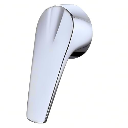 CYILIUEN lega di Zinco Rubinetto Maniglia di Ricambio Cromato Bacino Rubinetto Maniglia per Miscelatore Monocomando con Cartuccia 40mm