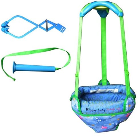 Saltador Colgante Para Bebé | Saltador De Puerta Para Bebé Con Correa Ajustable, Portátil Soporte Fitness Duradero Para Niños Pequeños 6 A 24 Meses, Fácil De Montar, Carga Máxima 18kg