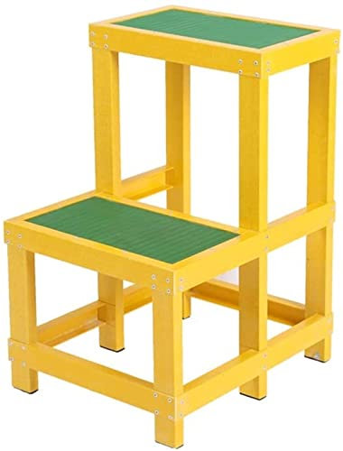 MKAK Stepspladeurs de Plate-Forme à Deux Couches, échelles polyvalentes Isolant de la pédale Anti-dérapée Design d'échelle de sécurité isolée Escabeau