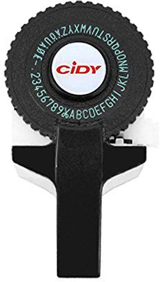 YIWEOG Mini Portable Manual Label Maker DIY 3D-Prägung Etikettenschreiber Drucker Schreibmaschine mit Kunststoff PVC 9mm Etikettenbänder Beschriftungsmaschine