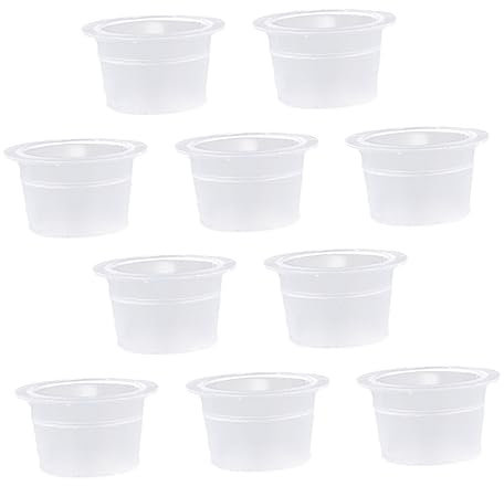 HAPINARY 500piezas Tapa Para Tinta De Kit Desechable Para Pestañas Permanentes Taza De Tinta Suministros