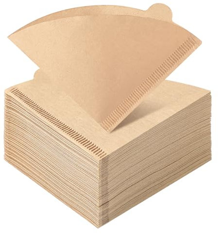 300 filtri per caffè, dimensioni 1 carta filtrante a forma di V, filtro per caffè e caffè, per caffettiera (1-2 tazze)