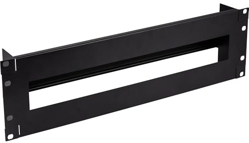 InLine® 19106B Barre de disjoncteur 3U avec rail DIN Noir 19