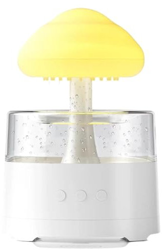 Mist Humidifier, Rain Cloud Humidifier, Cloud Oil Diffuser, cloud humidifier rain water drip diffuser humidifier, Mushroom Humidifier for Bedroom, Living Room, Conference Room, Camping, Hotel