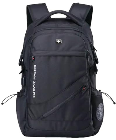 YIMAISZQ Rucksack Damen Herren Anti -diebstahl -Rucksack -Notebook -schulfahrtsbeutel wasserdichte Business Inch Laptop Frauen-schwarz-15,6 Zoll