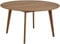 AC Design Furniture Roxanne rund Esstisch, Tischplatte matt Walnuss UV Lackiert Funier, Gestell Walnuss gebeizt SH Lack Rubberwood, Ø140x76 cm