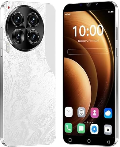 McMgc Dual SIM Unlocked Mobile Phones,1GB RAM/ROM 16GB,5.0 inch IPS Display,Android 9.0, Dual Camera,Face Unlock,BT,FM,GPS,WiFi,3000mAh Battery Cheap Phones (White)