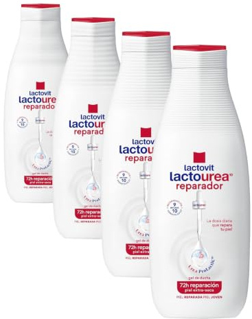 Lactovit - Gel de Ducha Reparador Lactourea, Hidrata, Nutre y Repara - Piel Fuerte y Joven, Textura Cremosa y Ligera, con Protein Calcium y Lactourea, para Pieles Muy Secas o Extra Secas - 550 ml