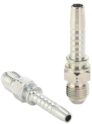 RNUMLIGH 10pcs 16711-12-12 JIC MALE 74° Cone ISO hose fittings hydraulic manufacturer straight jic hydraulic fitting