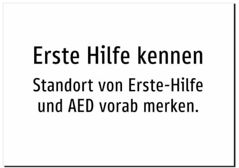 39081-DE-T-13 | Erste Hilfe kennen - Standort von Erste-Hilfe und AED