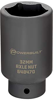 Powerbuilt 1/2 Zoll Stecknuss Treiber von 30 mm Achse Mutter, 648470