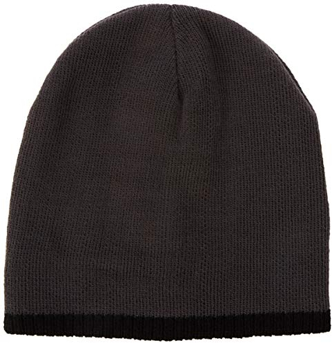 Beechfield B044cgph-blk Zweifarbige Pull On Beanie, Graphitgrau/Schwarz, Einheitsgröße