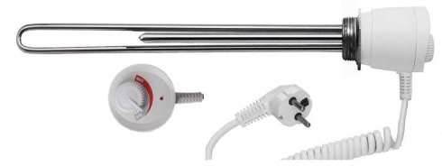 ELIKO GRBT 2kW 2000W 230V 5/4 Chauffage électrique avec thermostat à la chaudière Appareil de chauffage pour réservoir d'eau Résistance électrique pour ballon bouilleurs