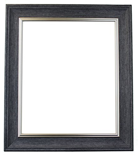 FRAMES BY POST Scandi Vintage Charcoal Grey Picture Photo Frame 12 x 12 inch