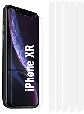 TeKKno® 5x LCD Screen Protectors Guards And Cleaning Cloths for Apple iPhone XR
