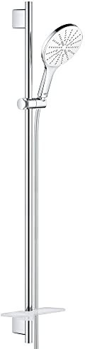 GROHE Rainshower 150 SmartActive | Brausestangenset 3 Strahlarten | moon white | 26594LS0