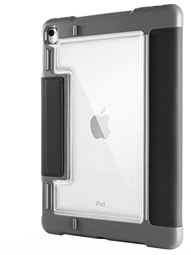 STM Bags Dux Plus Duo - Funda para iPad Air (2019), Color Negro y Transparente