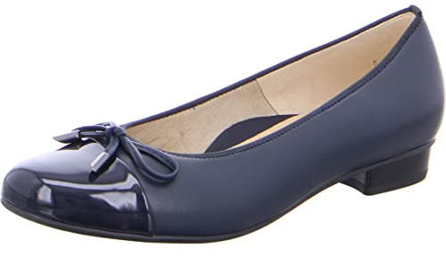 Ara Damen Bari Geschlossene Ballerinas, Blau 80, 39 EU Schmal