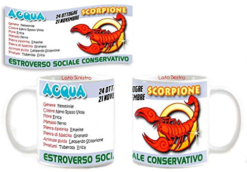 csm informatica Tazza Mug Segni Zodiacali Oroscopo Acqua Scorpione