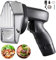 VBENLEM Coltello per Kebab Elettrico, 80W, Affettatrice di Kebab con Batteria, Spessore di Taglio 0-8 mm, Senza Filo, 60kg/h, In Acciaio Inossidabile, Negozi di Carne, Famiglie