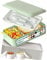 Umami Bento Box Adult All-In-1 w/4 Utensils, 2Sauce Jars, 2 Dividers, 100% Leakproof, Microwave & Dishwasher Safe, Stackable Bento Lunch Box Containers for Men & Women, Green, 40 oz
