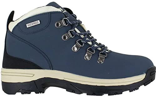 Womens Ladies Waterproof Genuine Leather Breathable Lace Up Memory Foam Hiking Outdoor Trekking Boots UK Sizes 3-8