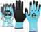 ACE Junior Arbeits-Handschuh für Kinder - 3 Paar Schutz-Handschuhe für die Garten-Arbeit - Blau - 7-8 Jahre (3er Pack)
